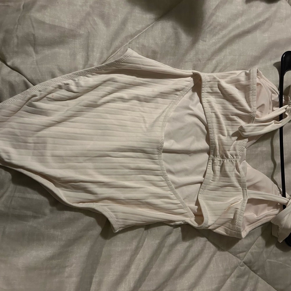 White bathing suit
